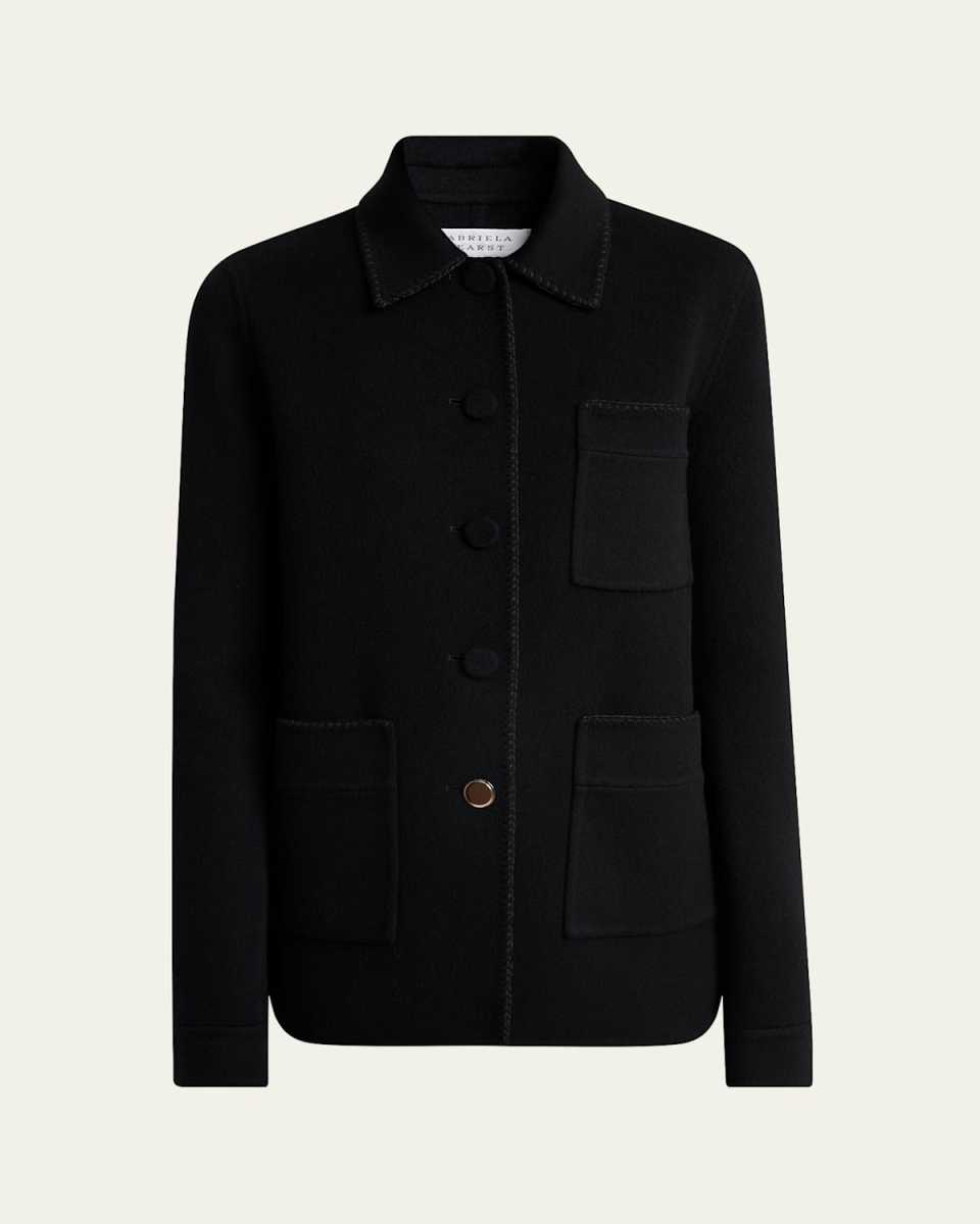Ulu Double-Face Cashmere Chore Jacket